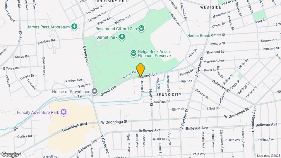 601 Grand Ave Map and Location Details