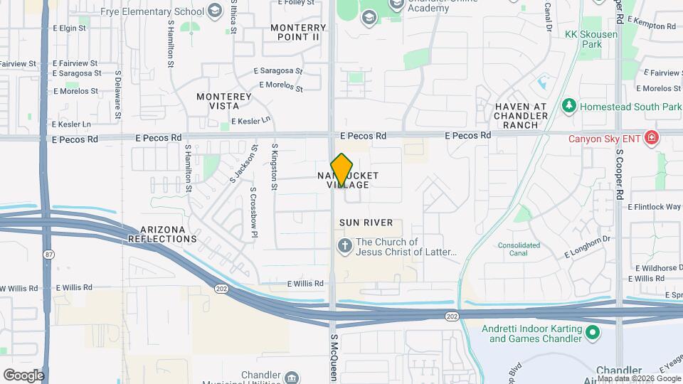 1184 S Jesse Pl Map and Location Details