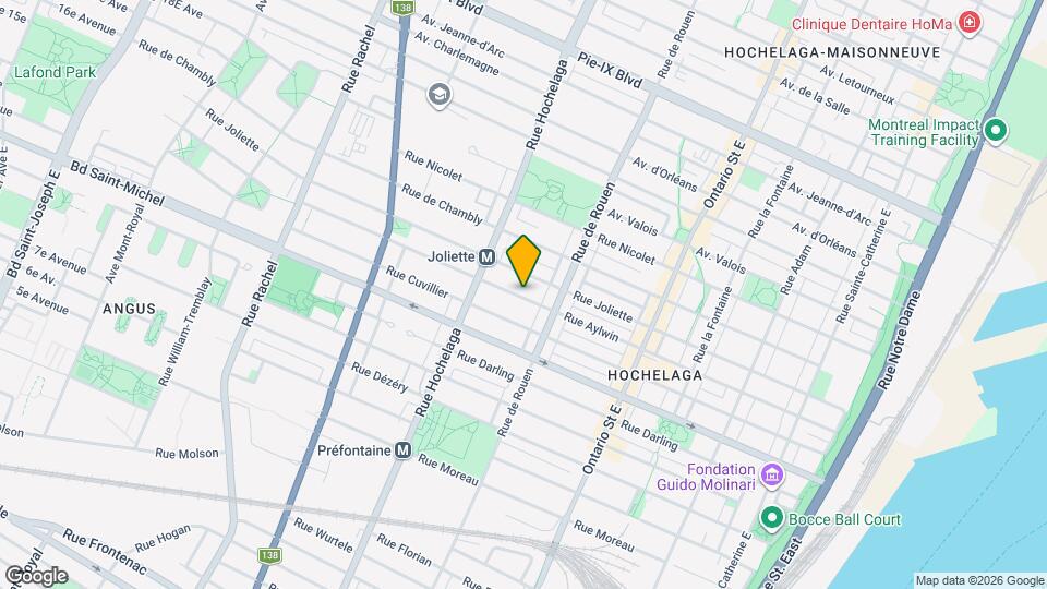 2323 Aylwin Rue Map and Location Details