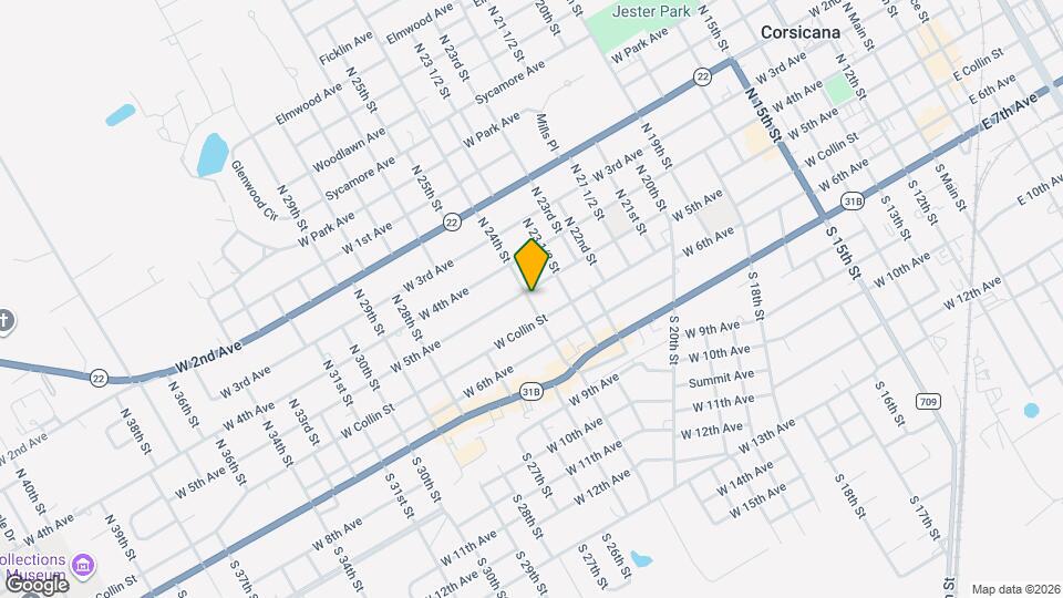 121 N 24th St Mapa y Detalles de la Ubicación