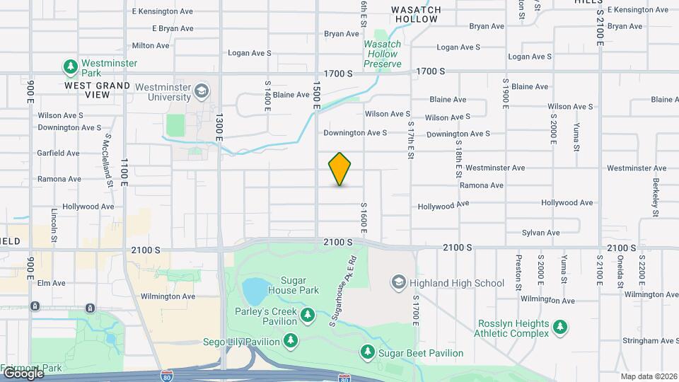 1550 Ramona Ave Map and Location Details