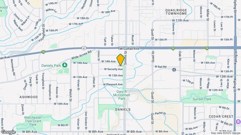 11655 W Security Ave Map and Location Details