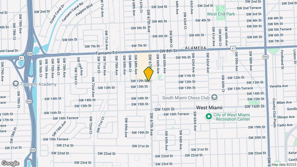 1260 SW 67th Ave Map and Location Details