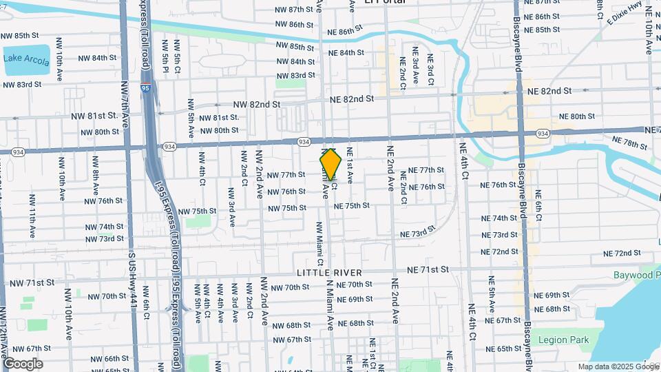 7560 NE Miami Ct Mapa y Detalles de la Ubicación