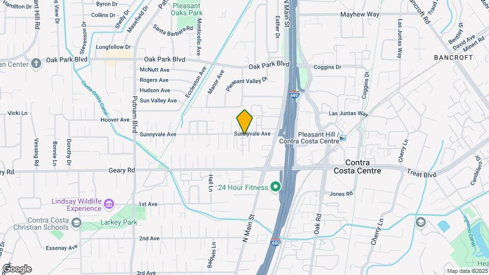 Walnut Creek Apartments Map and Location Details