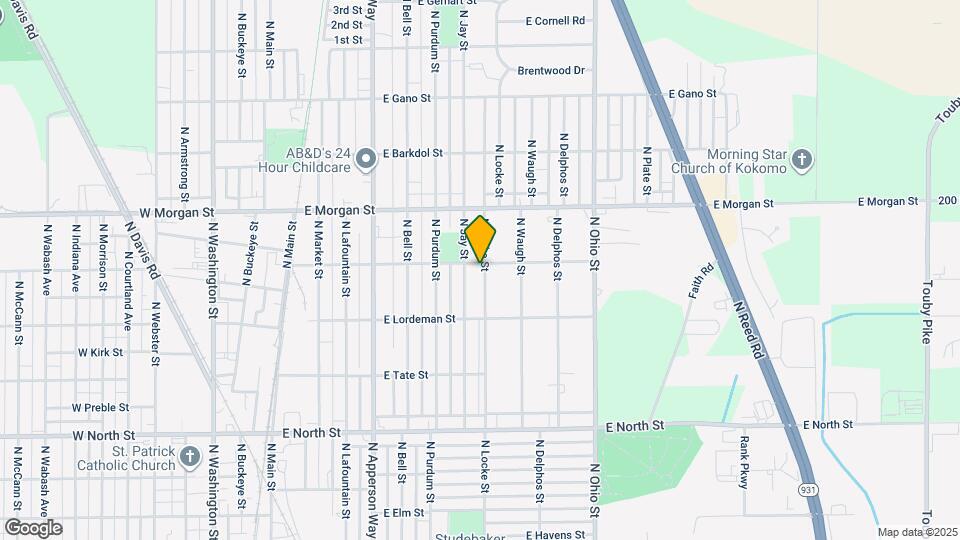 803 E Spraker St Map and Location Details