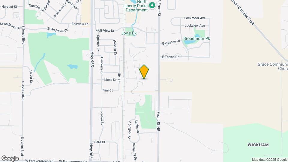 1010 Rachael St Map and Location Details