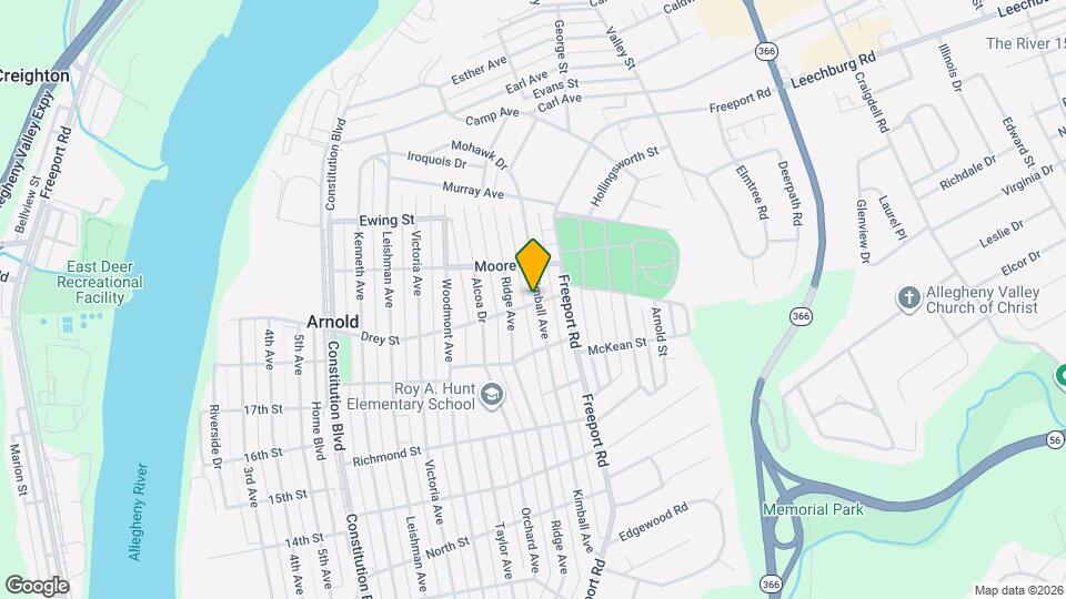 1355 Drey St Map and Location Details