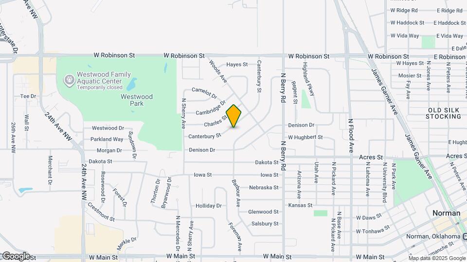 1506 Canterbury St Map and Location Details