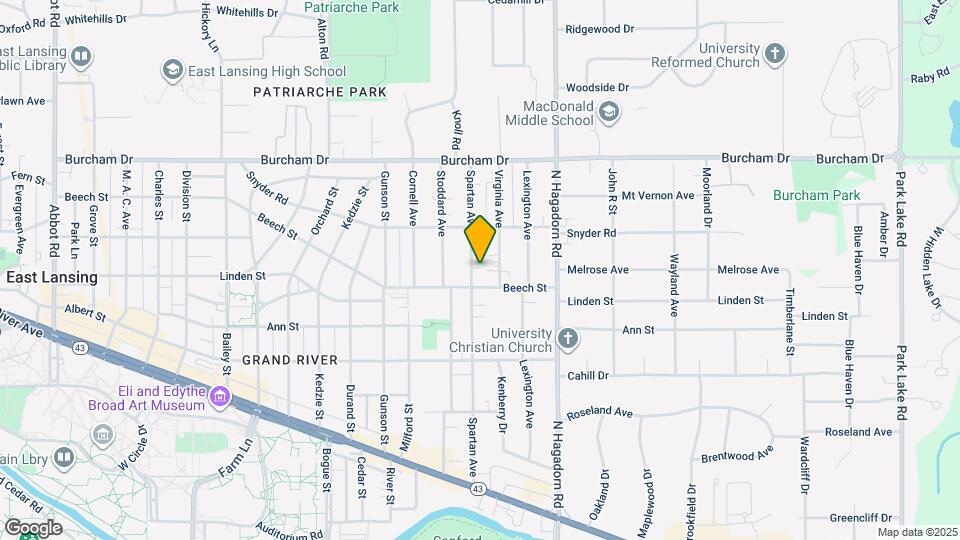 526 Spartan Ave Map and Location Details