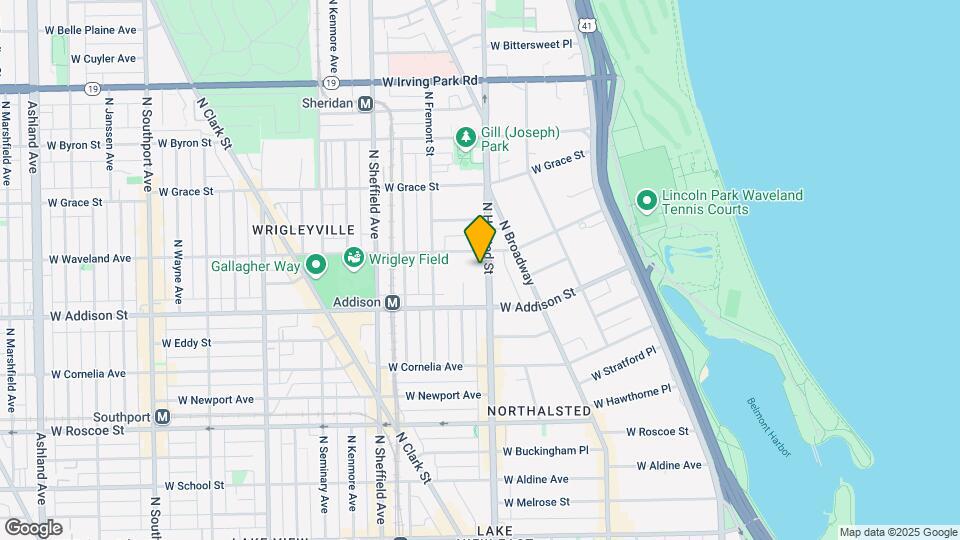 3636 N Halsted St Map and Location Details
