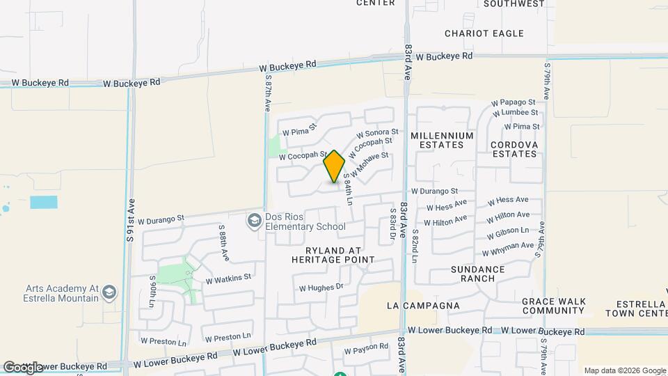 1926 S 85th Ave Mapa y Detalles de la Ubicación