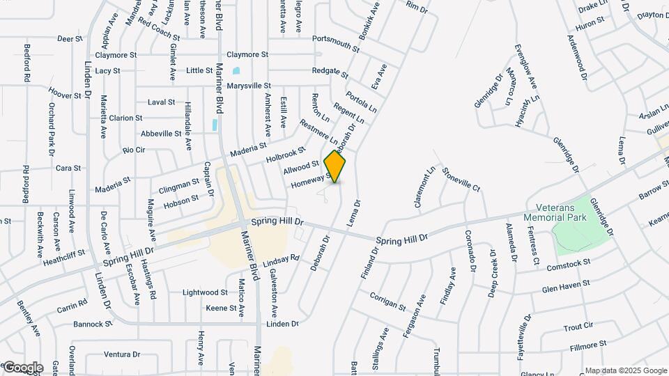 2125 Deborah Dr Map and Location Details