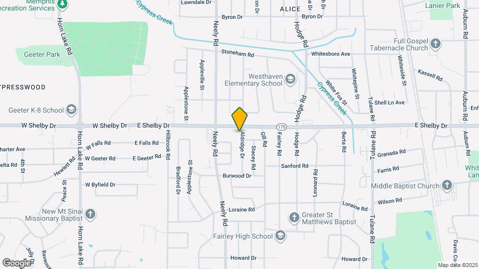 4695 Aldridge Dr Map and Location Details