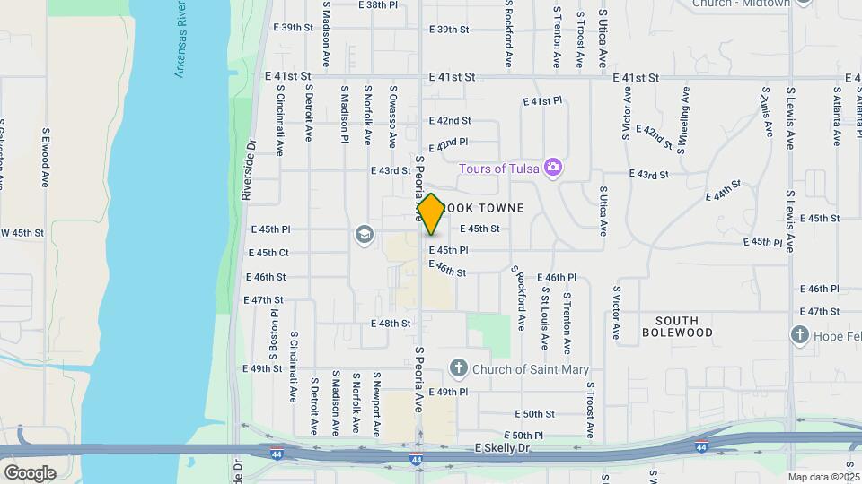 4517 S Peoria Ave Mapa y Detalles de la Ubicación