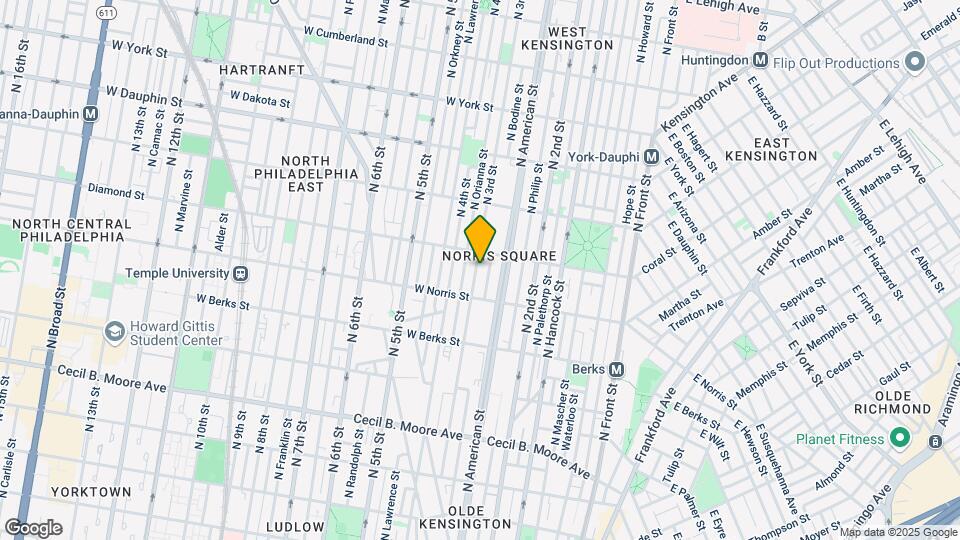 2039 N 3rd St, Unit Apt #2 Map and Location Details