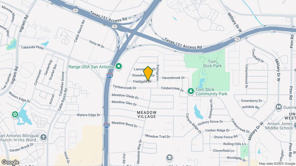 7422 Fieldgate Dr Map and Location Details