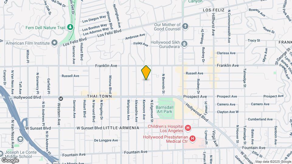 1758 Kenmore Ave Mapa y Detalles de la Ubicación
