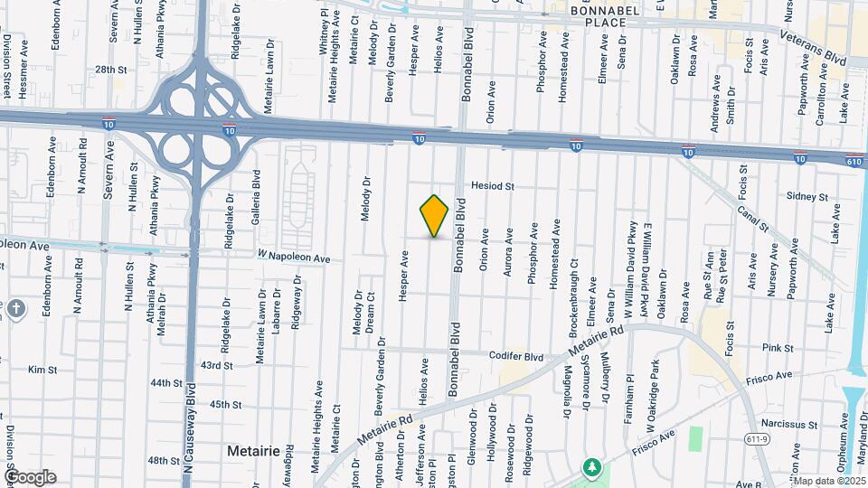 1822 Homer St Map and Location Details