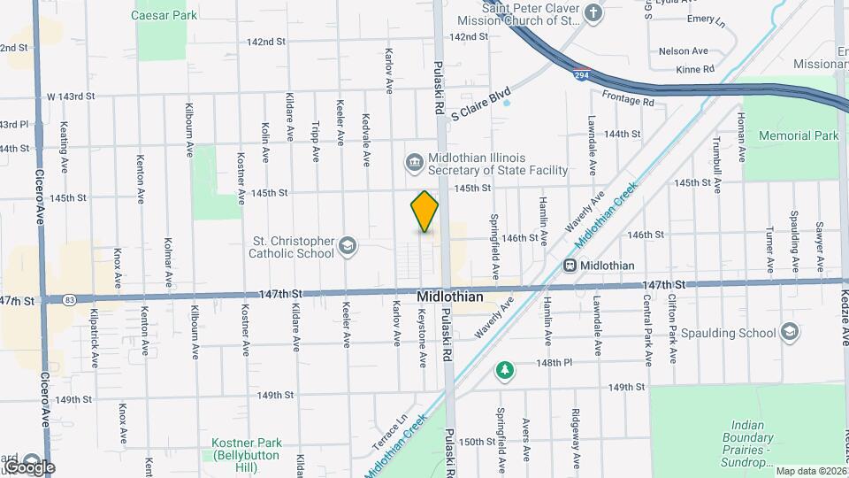 14601 Keystone Ave Map and Location Details