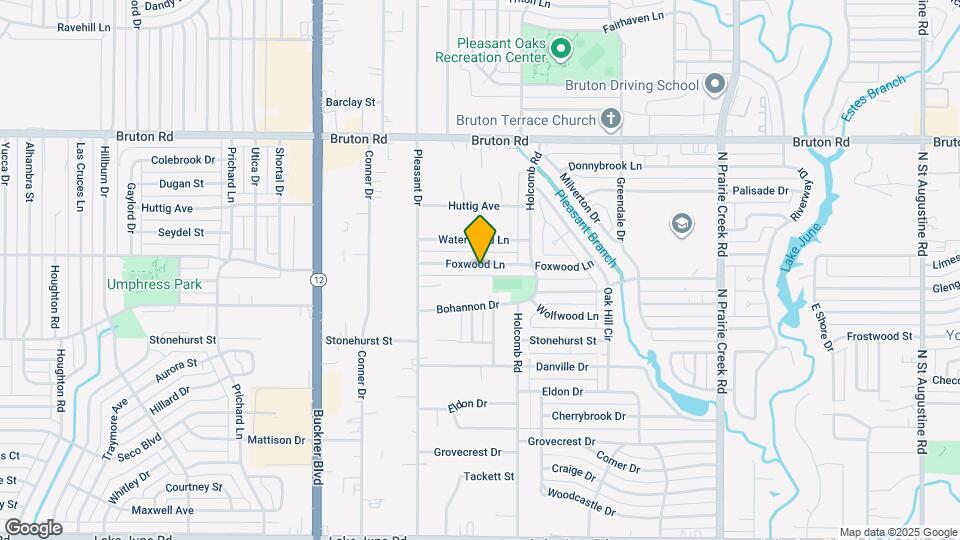 8406 Foxwood Ln Map and Location Details