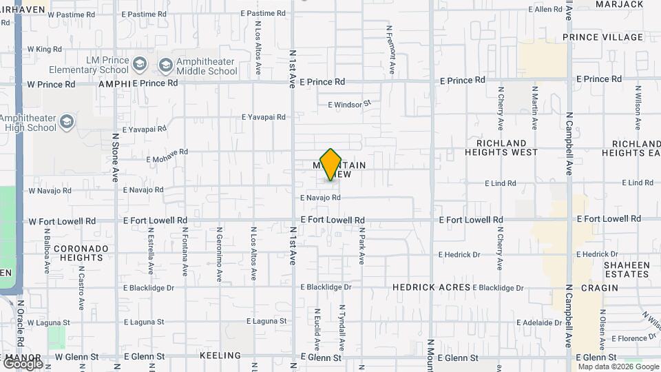 3307 N Tyndall Ave Map and Location Details