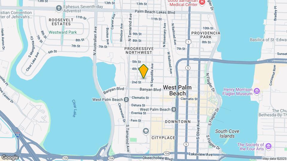 Affordable Downtown WPB 2/1 without the Do Map and Location Details