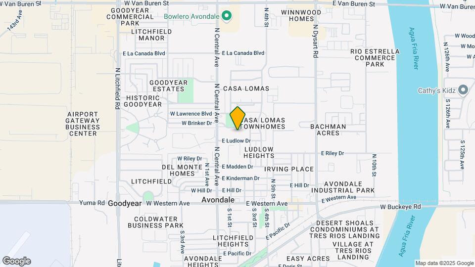109 E Brinker Dr Map and Location Details