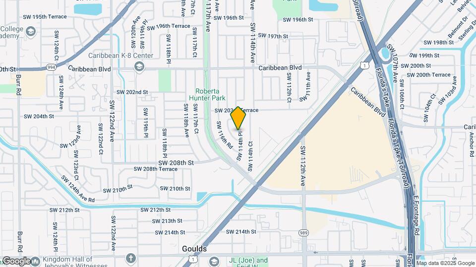 20500 SW 114th Pl Mapa y Detalles de la Ubicación