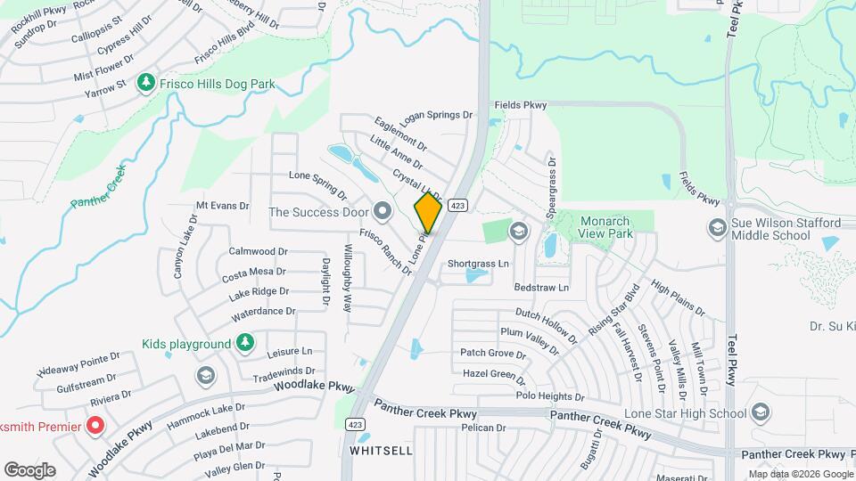 1229 Lone Pine Dr Map and Location Details