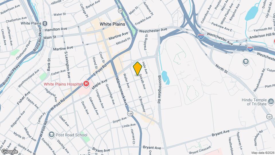 24 Carhart Ave Map and Location Details