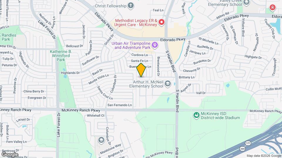 4307 Sarasota Ln Map and Location Details