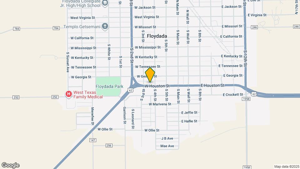 316 W Houston St Map and Location Details
