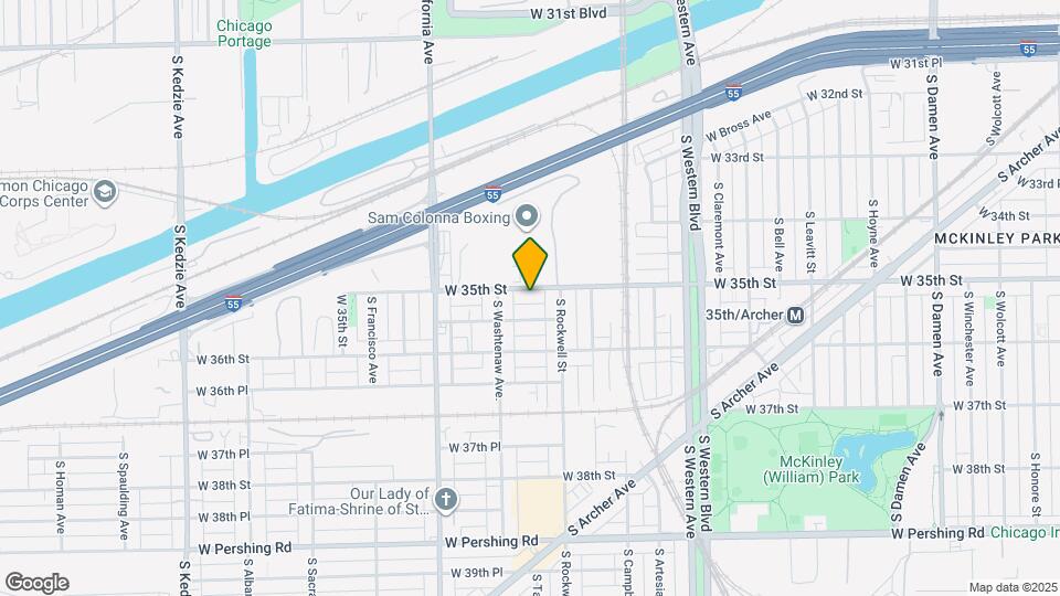 2629 W 35th St, Unit Basement Map and Location Details