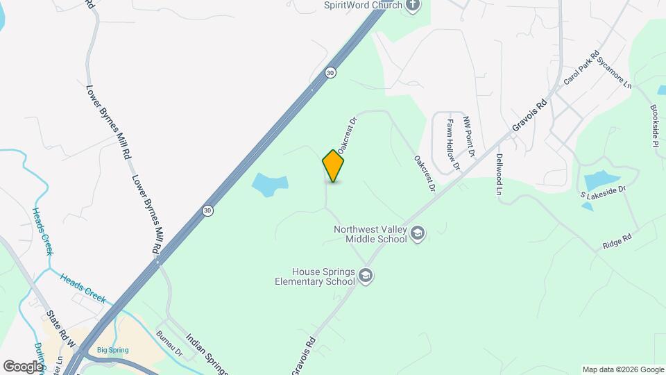 4312 Oakcrest Dr Mapa y Detalles de la Ubicación