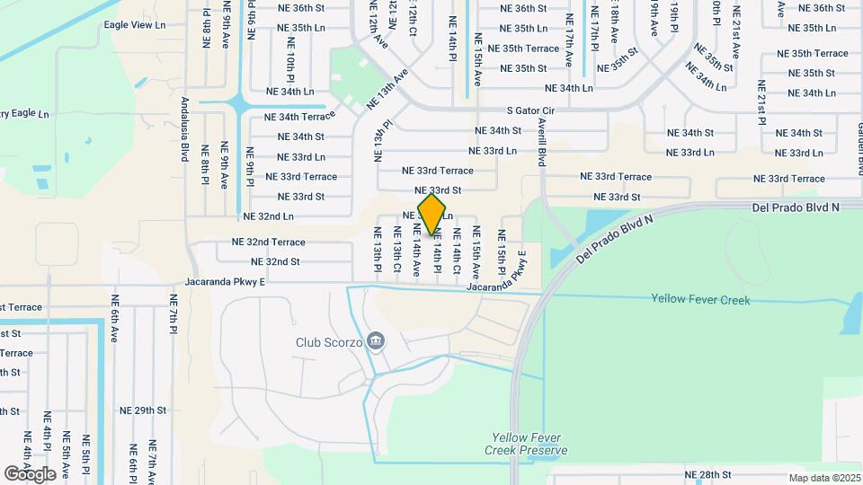 3214 NE 14th Pl Map and Location Details