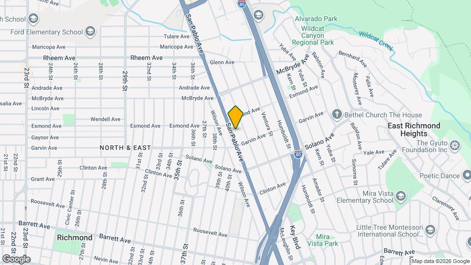 12744 San Pablo Ave Map and Location Details