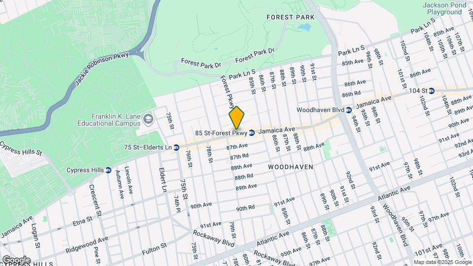 80-31 Jamaica Ave Mapa y Detalles de la Ubicación