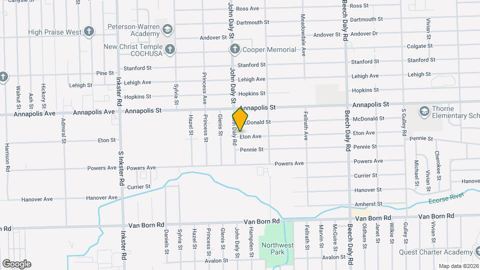 26548 Eton Ave Map and Location Details
