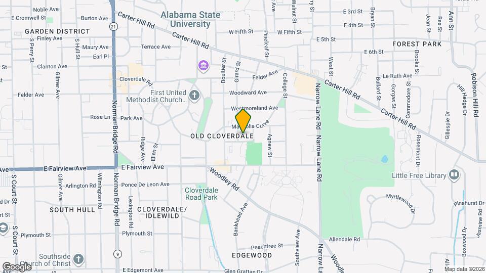 2631 Girard St Map and Location Details