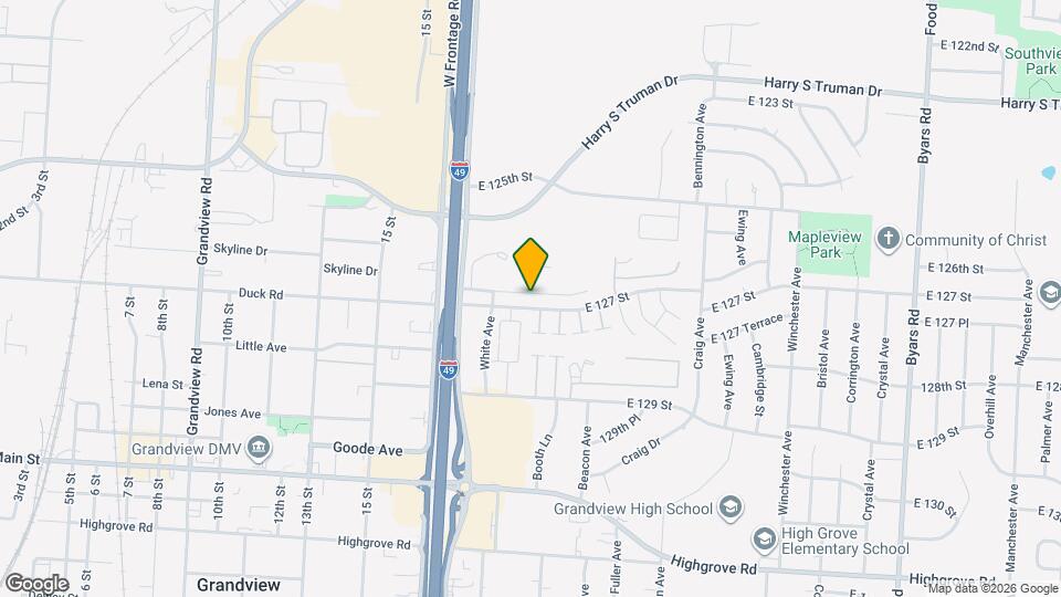 6032 E 127 St Map and Location Details