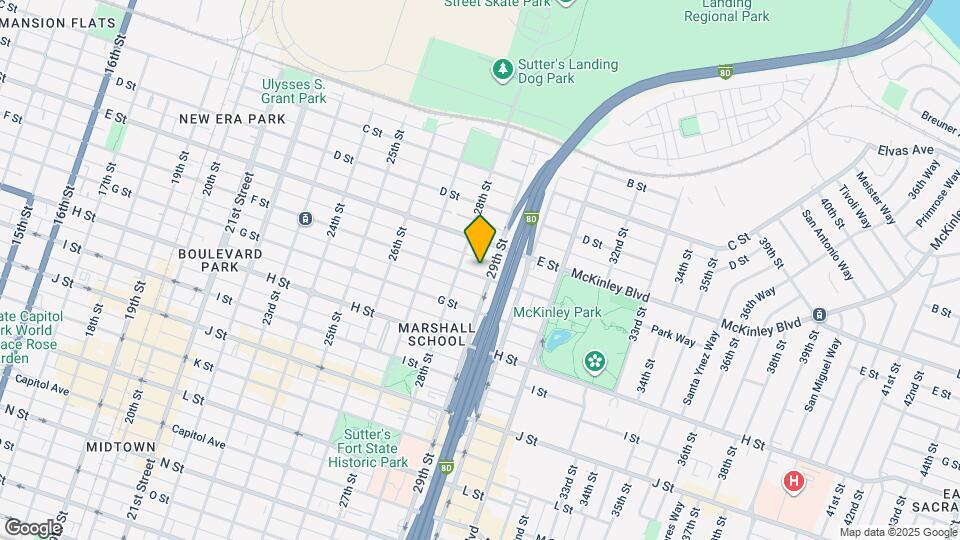 2823 F St Map and Location Details