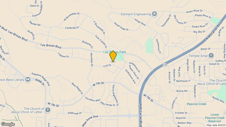 5261 Coit Dr Map and Location Details