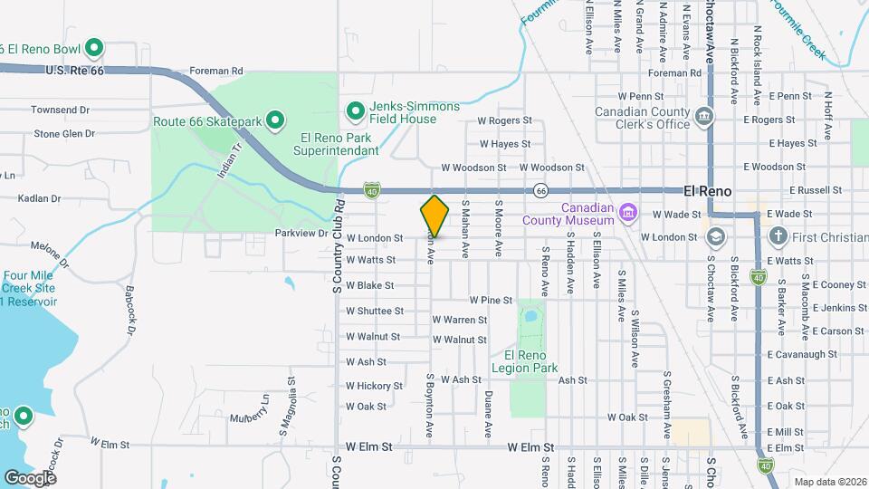 1221 W London St Map and Location Details