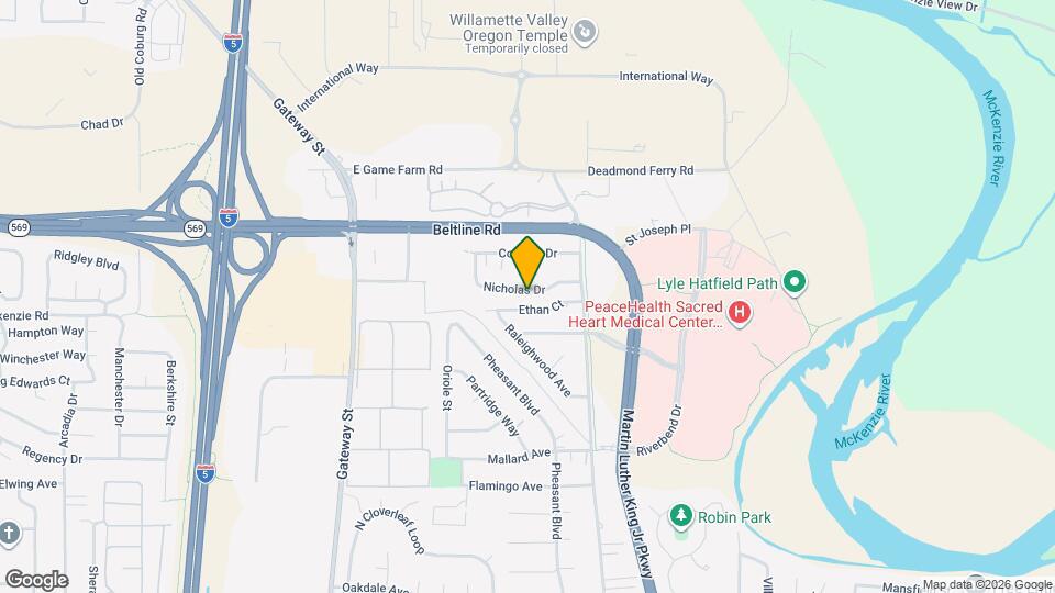 549 Nicholas Dr Map and Location Details