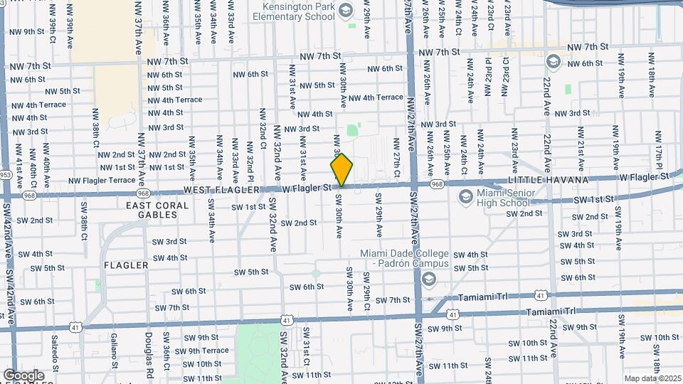 2998 W Flagler St Map and Location Details