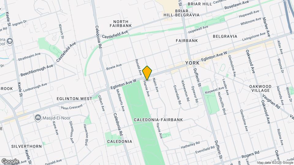 625 Harvie Ave Map and Location Details