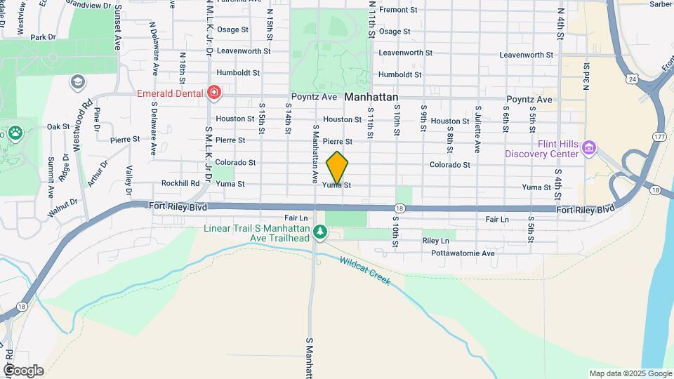 1205 Yuma St Map and Location Details