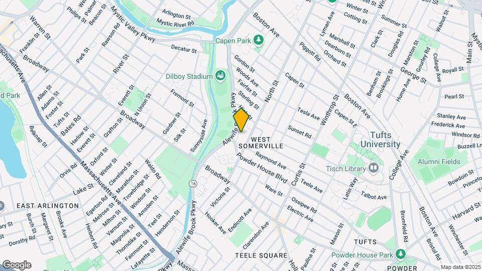 281 Alewife Brook Pky, Unit 2T Mapa y Detalles de la Ubicación