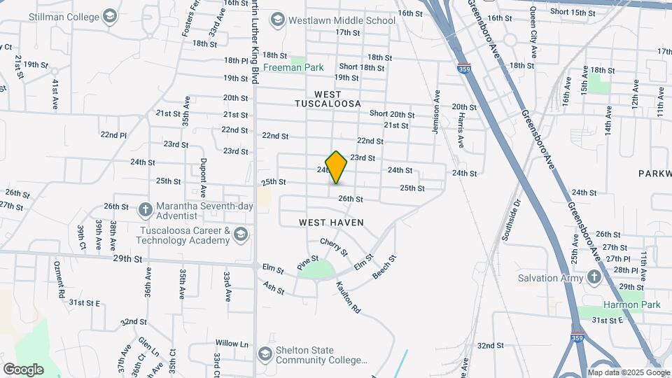 2825 25th St Map and Location Details